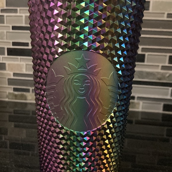 Starbucks new fall release oil slick chrome cup - Picture 3 of 6